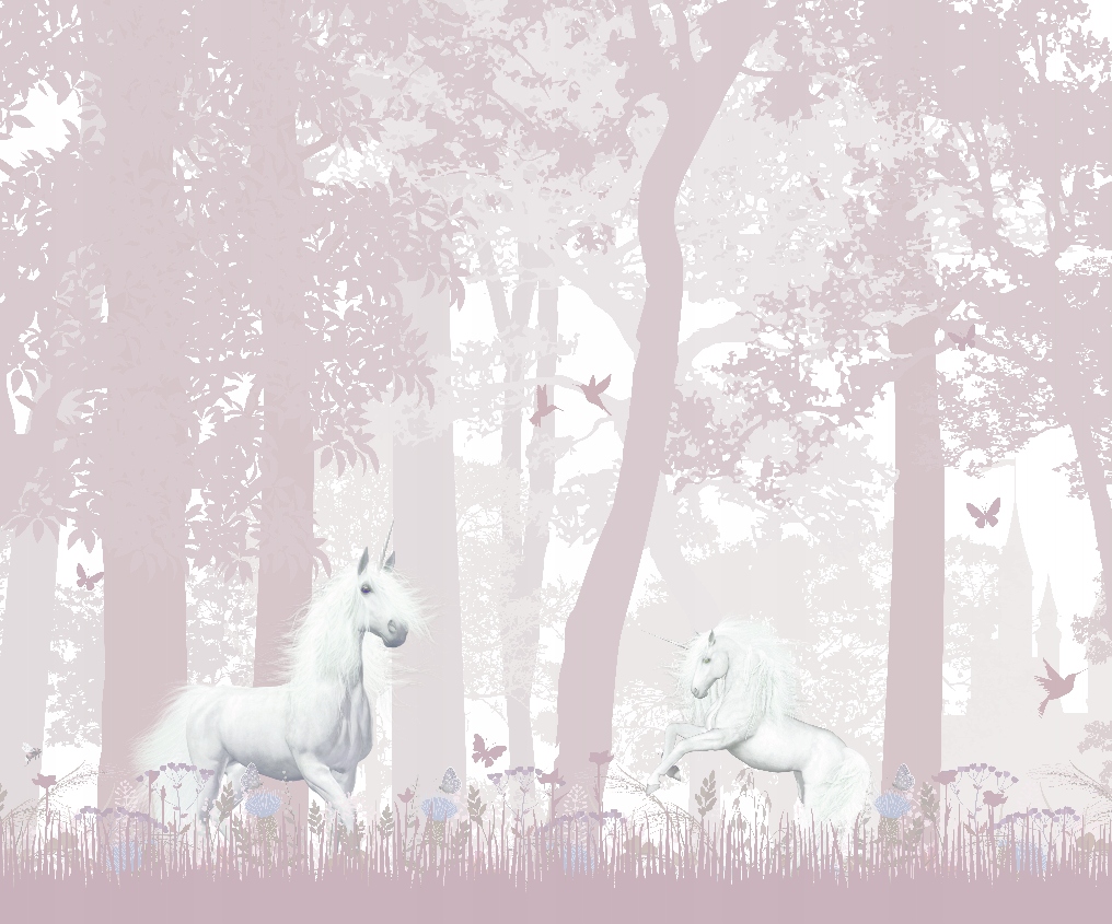 Fototapeta Dva jednorožce pre dievčatko 300x250 cm, štruktúra 350 g