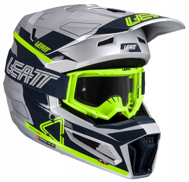 Leatt Kit Moto 3.5 V25 Steel Motocyklová Prilba Offroad Okuliare Enduro Cross