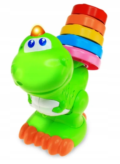 DUMEL FIGLARNY DINO INTERAKTYWNY DINOZAUR MÓWI PL Wiek dziecka 12 m +