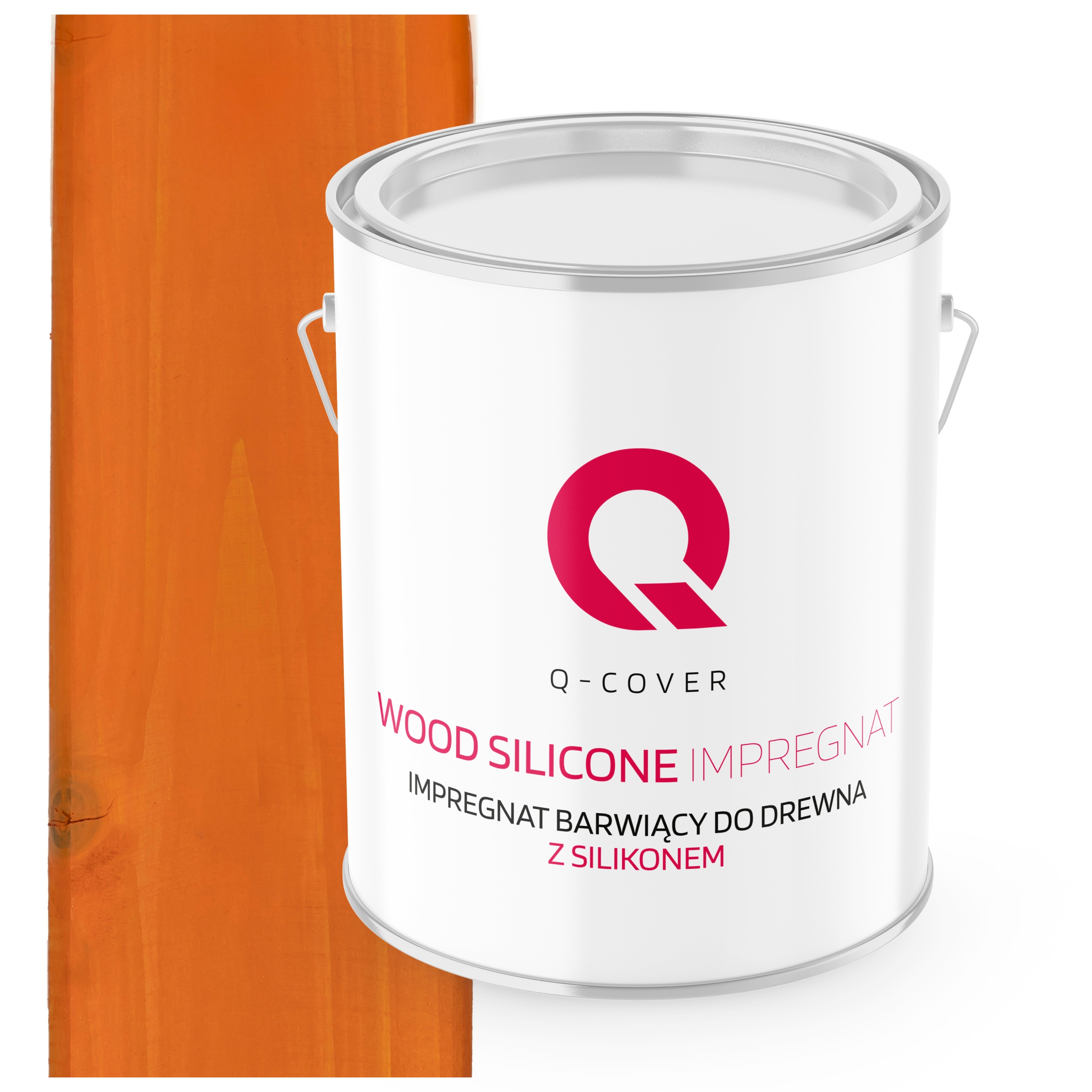 Impregnační Nátěr Na Dřevo S Ochranným Silikonem Oranžová Barva 2,5 L Uv