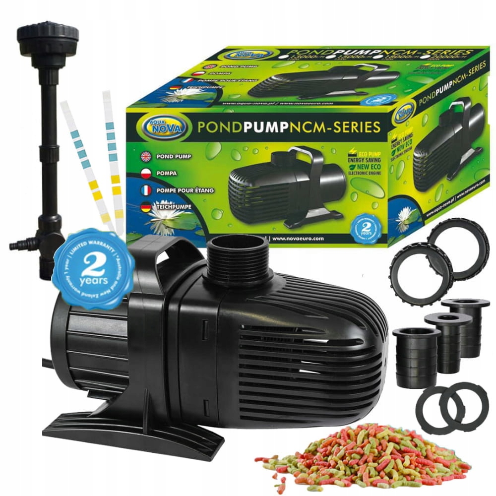 Pompa do Oczka Wodnego Eco 75W NCM-10000 L/h Aqua Nova Fontanna Gratisy