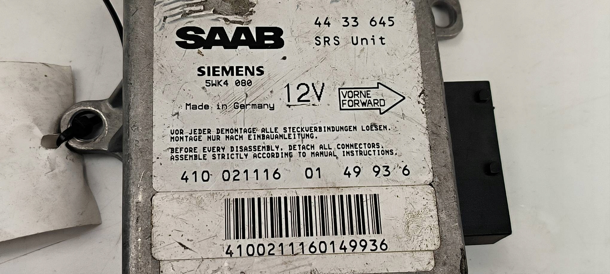 SENSOR AIRBAG airbag 4433645 SAAB 900