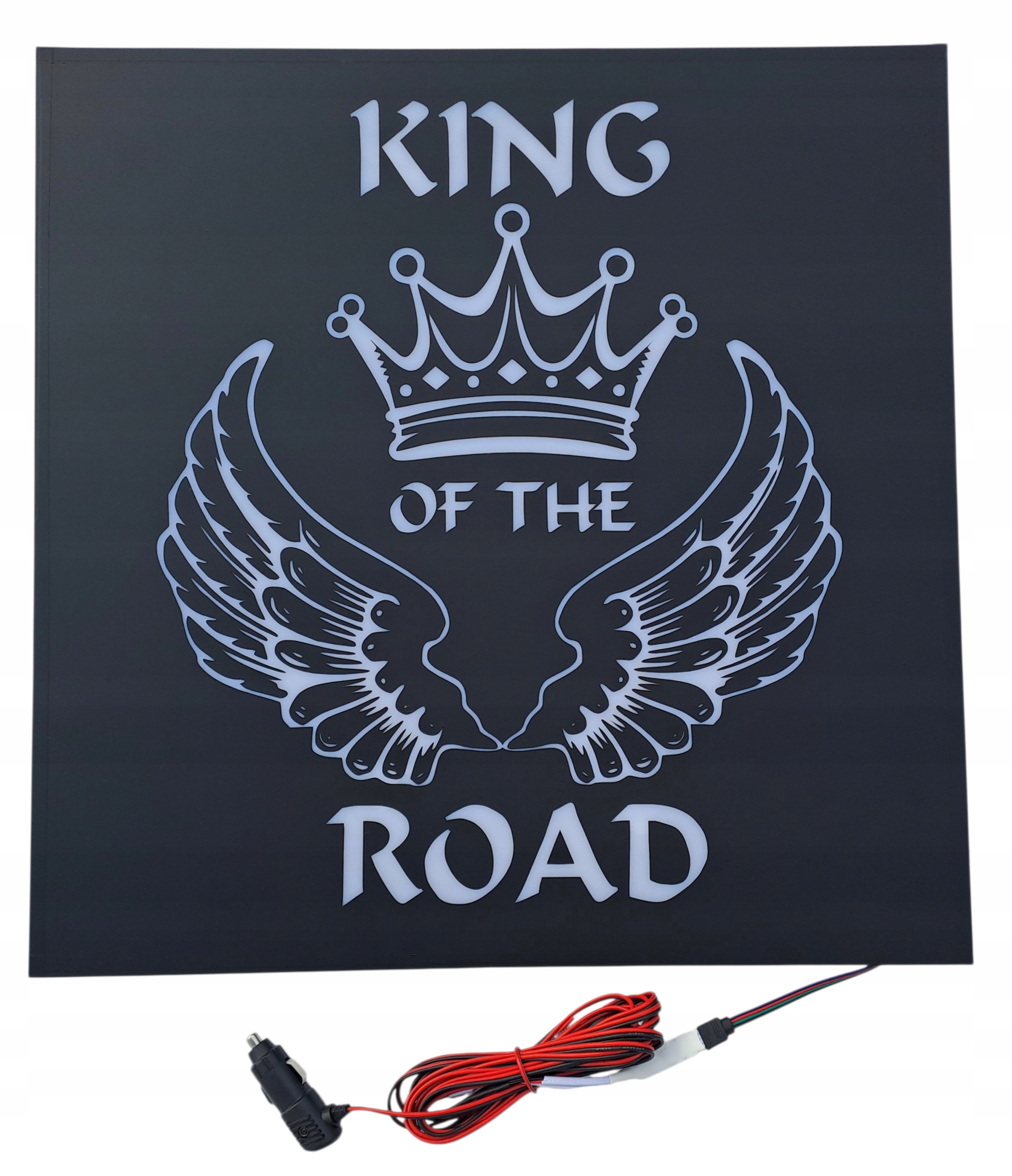 Led tabuľa King Of The Road nad posteľ s podsvietením kabíny Tir Lkw