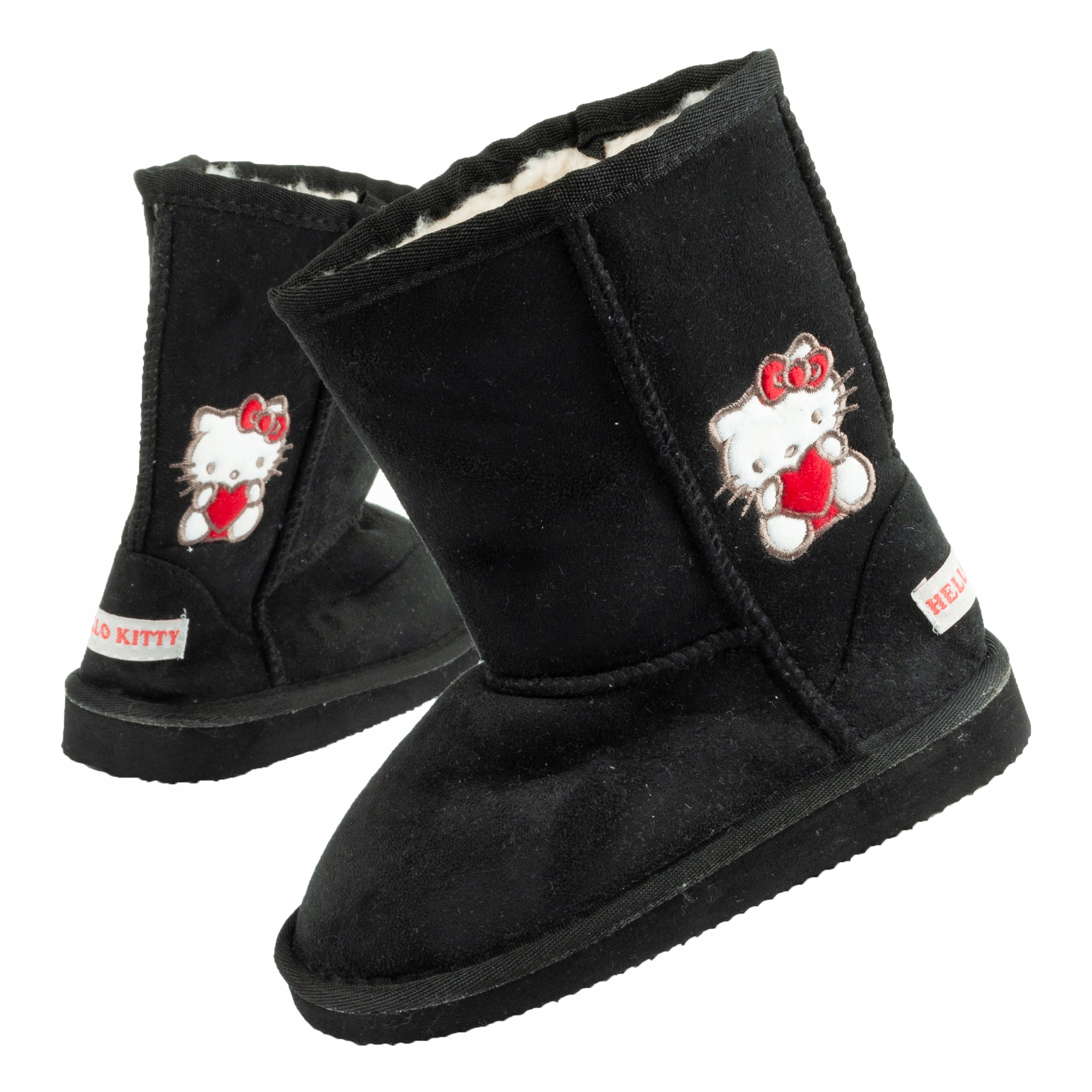 Botki Kozaki ocieplane Hello Kitty [czarne] r.30