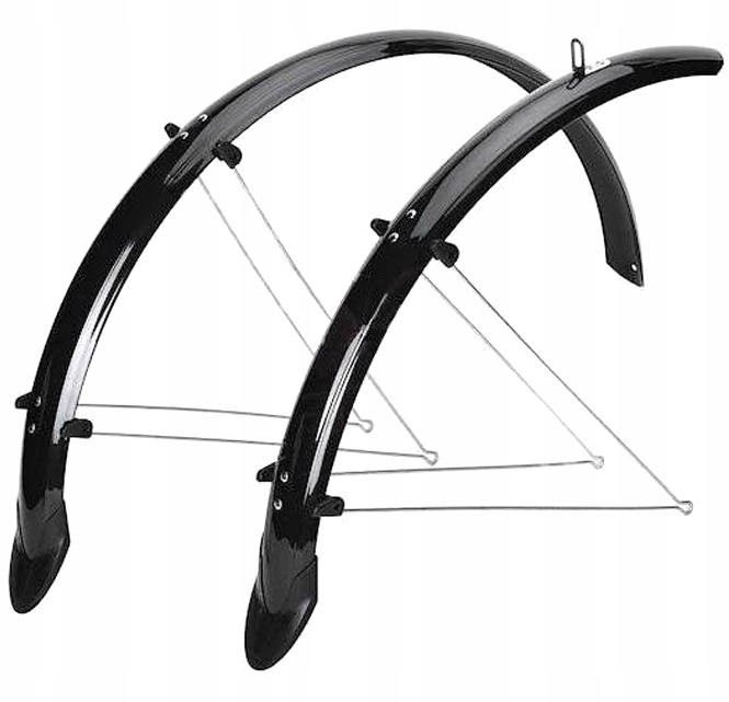 BŁOTNIKI ROWEROWE Z CHLAPACZEM DO ROWERU ZESTAW PRZÓD TYŁ ORION 24 x 53 mm Kod producenta 020028