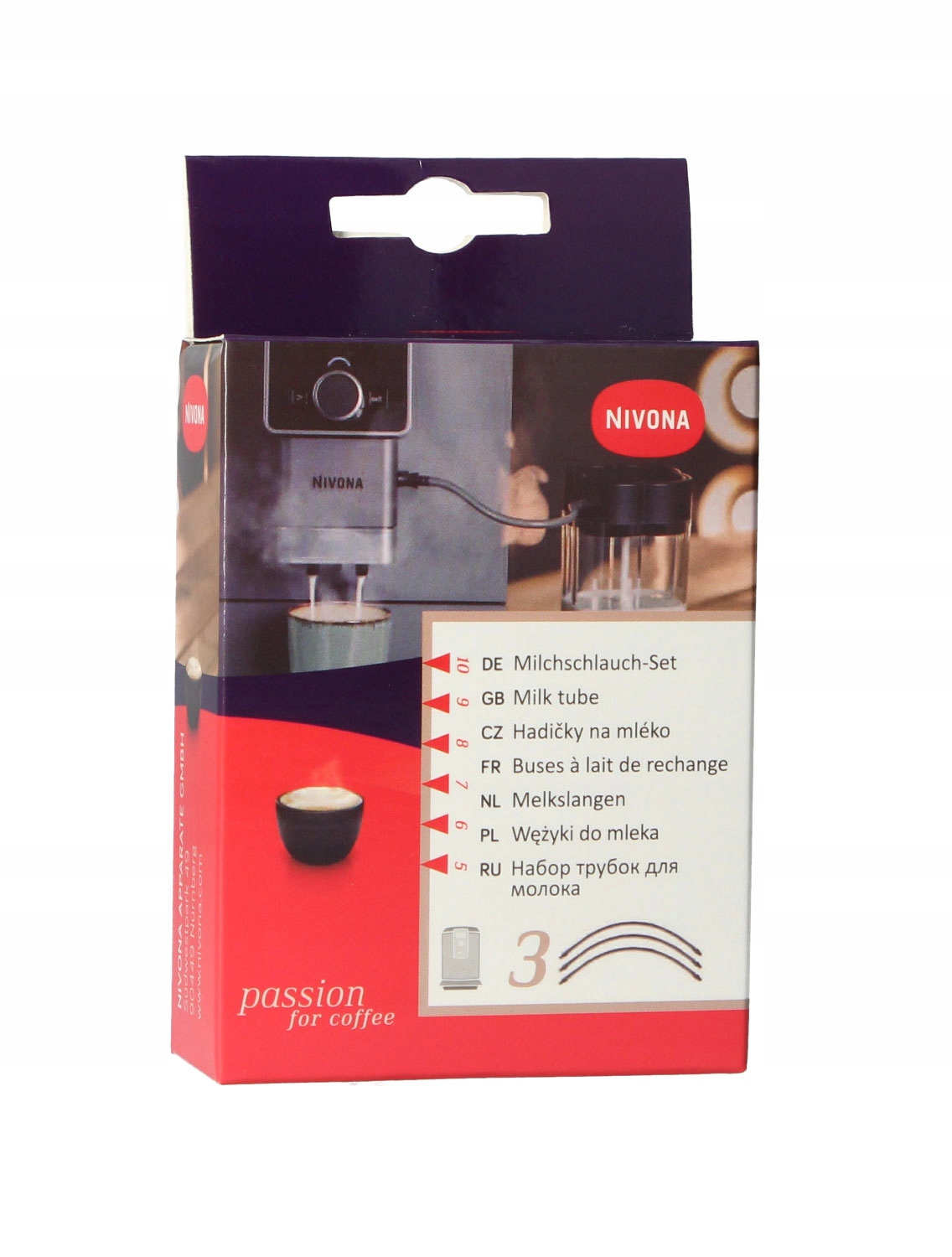 

Wężyk do spieniacza Spumatore Nivona NIMA330 3szt.