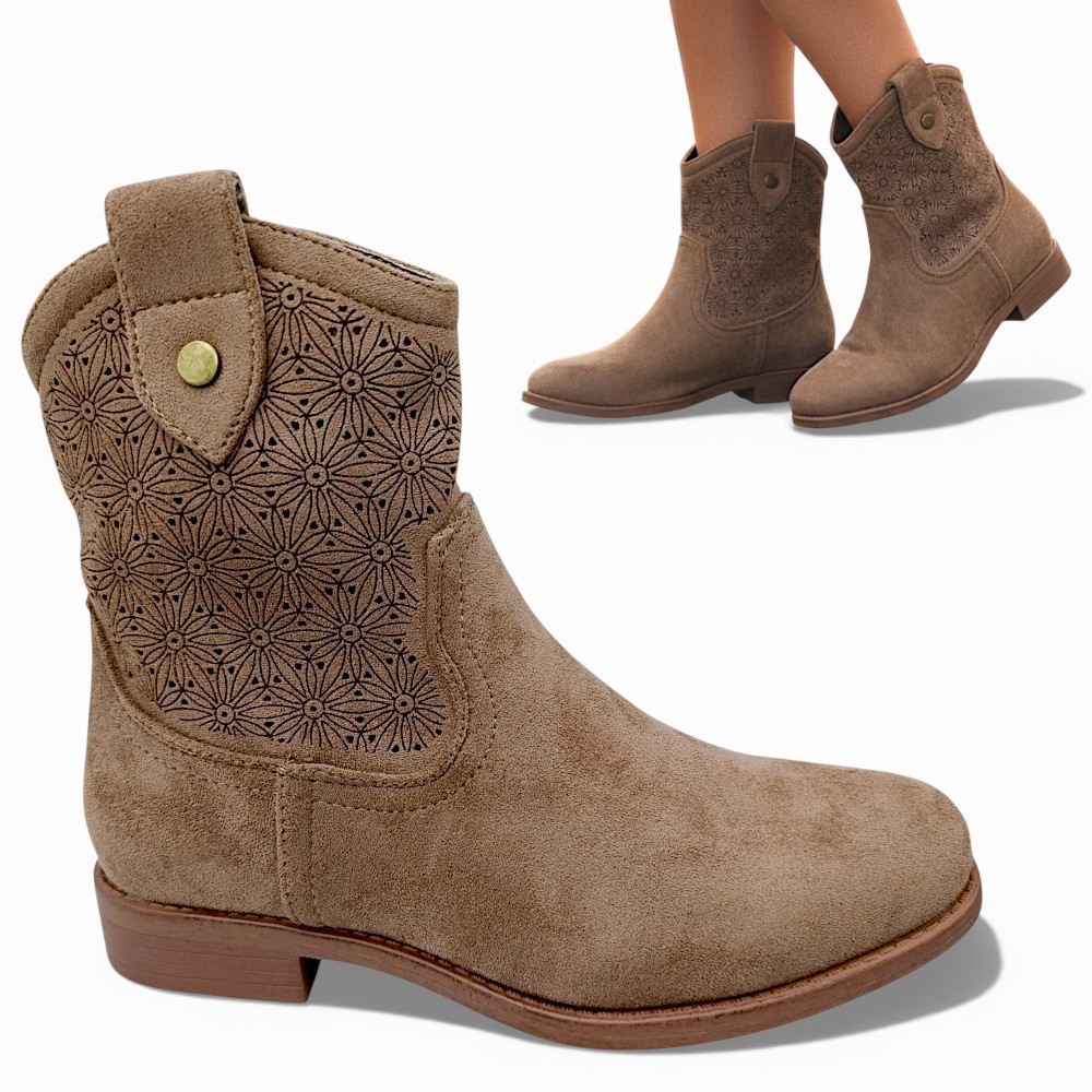 40 Barski Dámské kotníkové boty prodyšné Krátké letní Lehké ploché podpatky