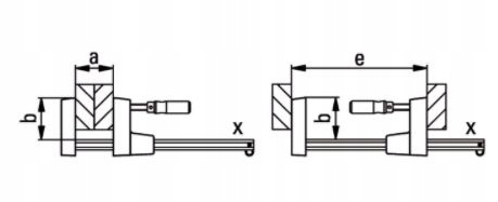 BESSEY UK100 Ścisk stolarski pełnop 1000/80 UNIKLA Kod producenta UK100