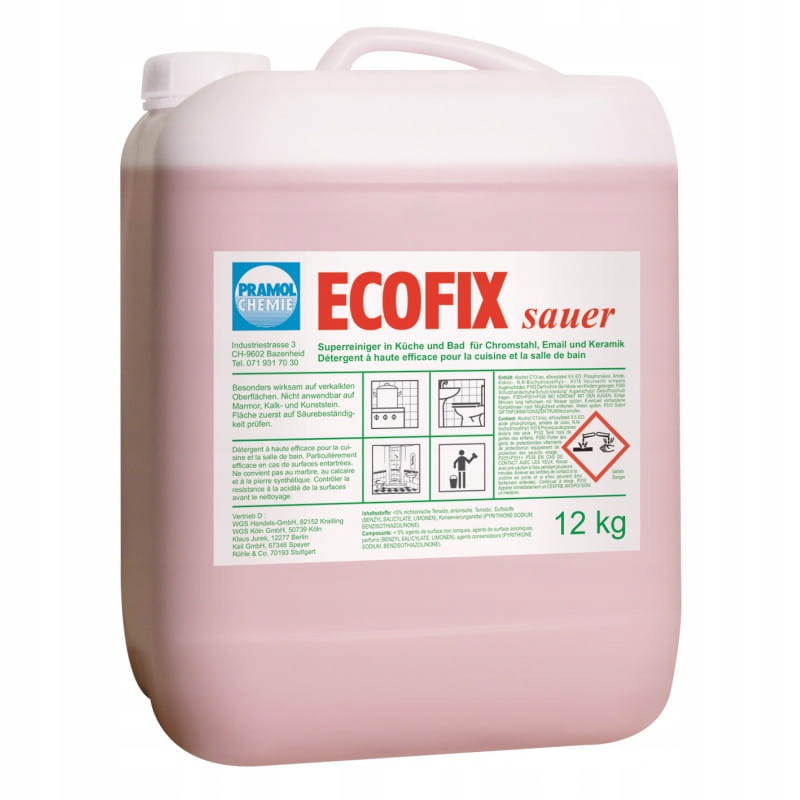 Levně Ecofix Sauer 12 Kg Leštící mycí mléko Pra