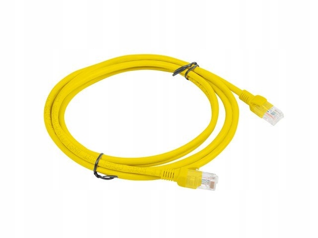 Lanberg Patchcord KAT.5E Ftp 2M Żółty Fluke Passed Lanberg