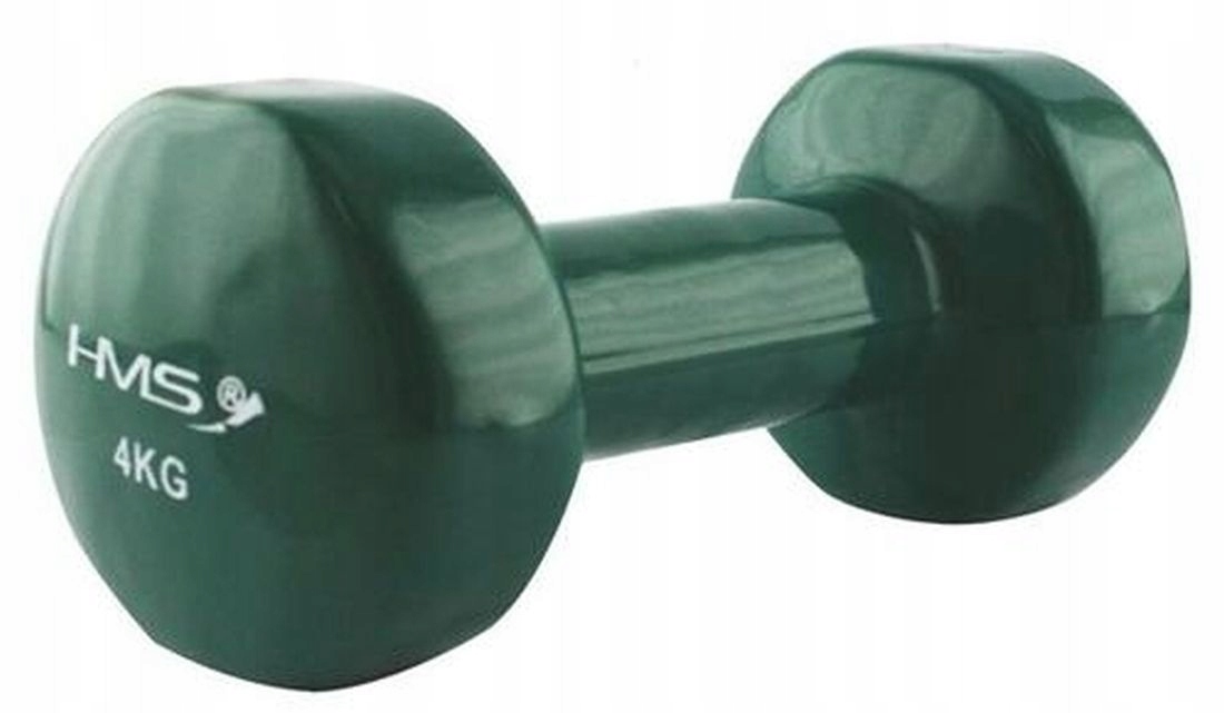 Hantla Treningowa do Ćwiczeń Winyl 4KG Hms Hantel
