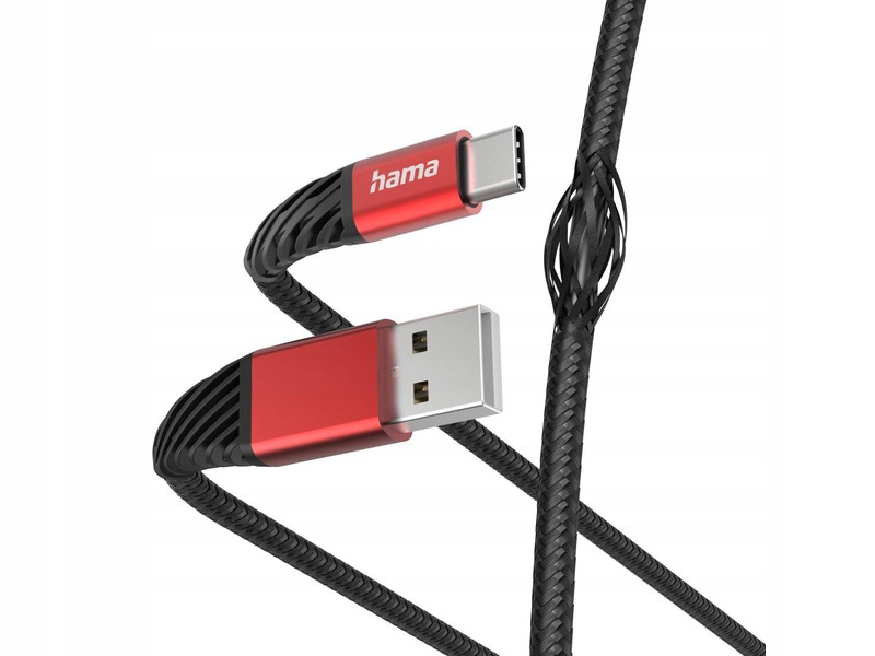 Кабель Hama USB-USB Type C 1,5 м Черный