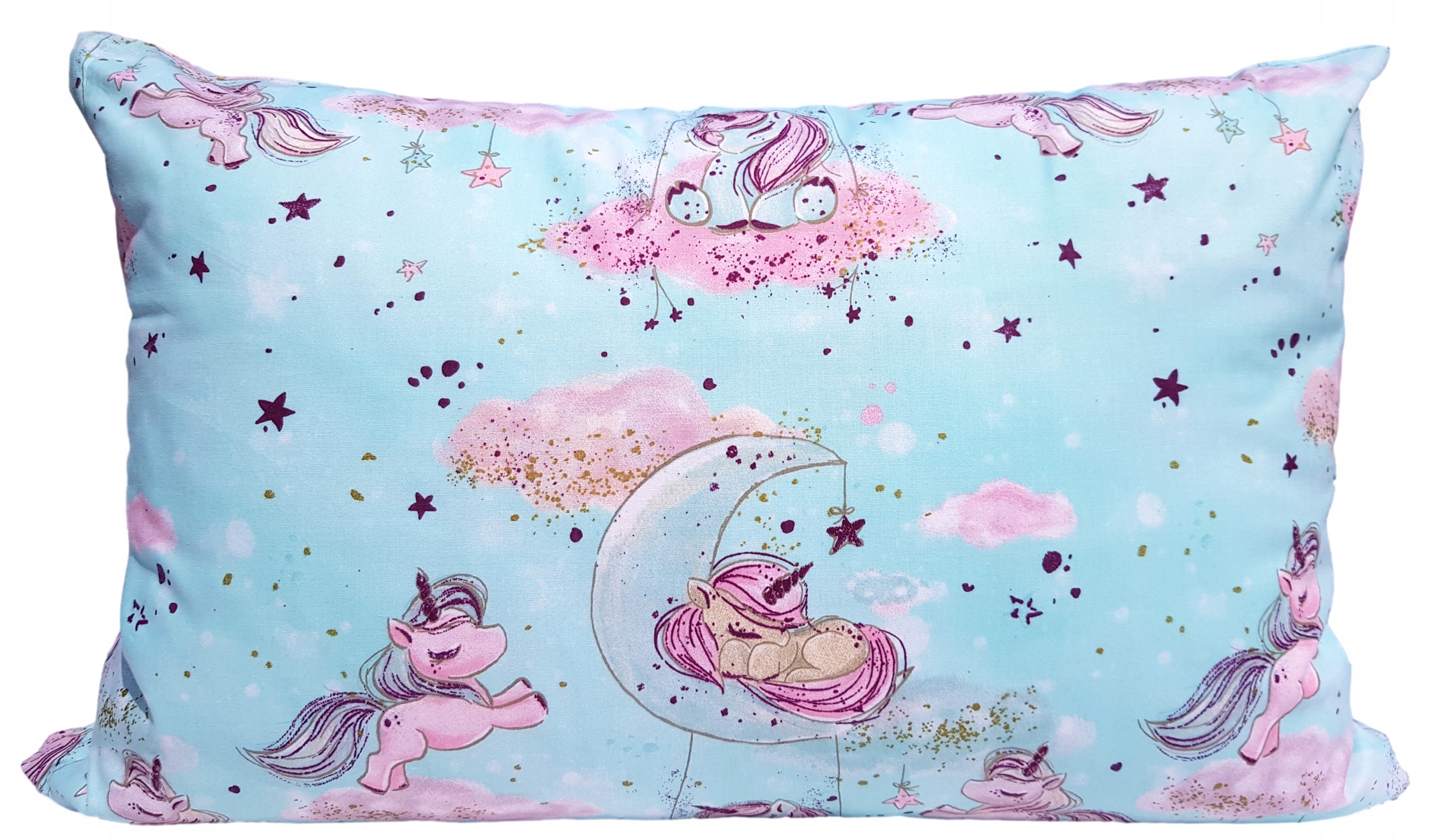 

Poszewka 40x60 dziecięca Miętowa Koń Jednorożec