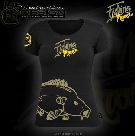 Dámské tričko Carp Fishing Mania – Hotspot Design – vel M