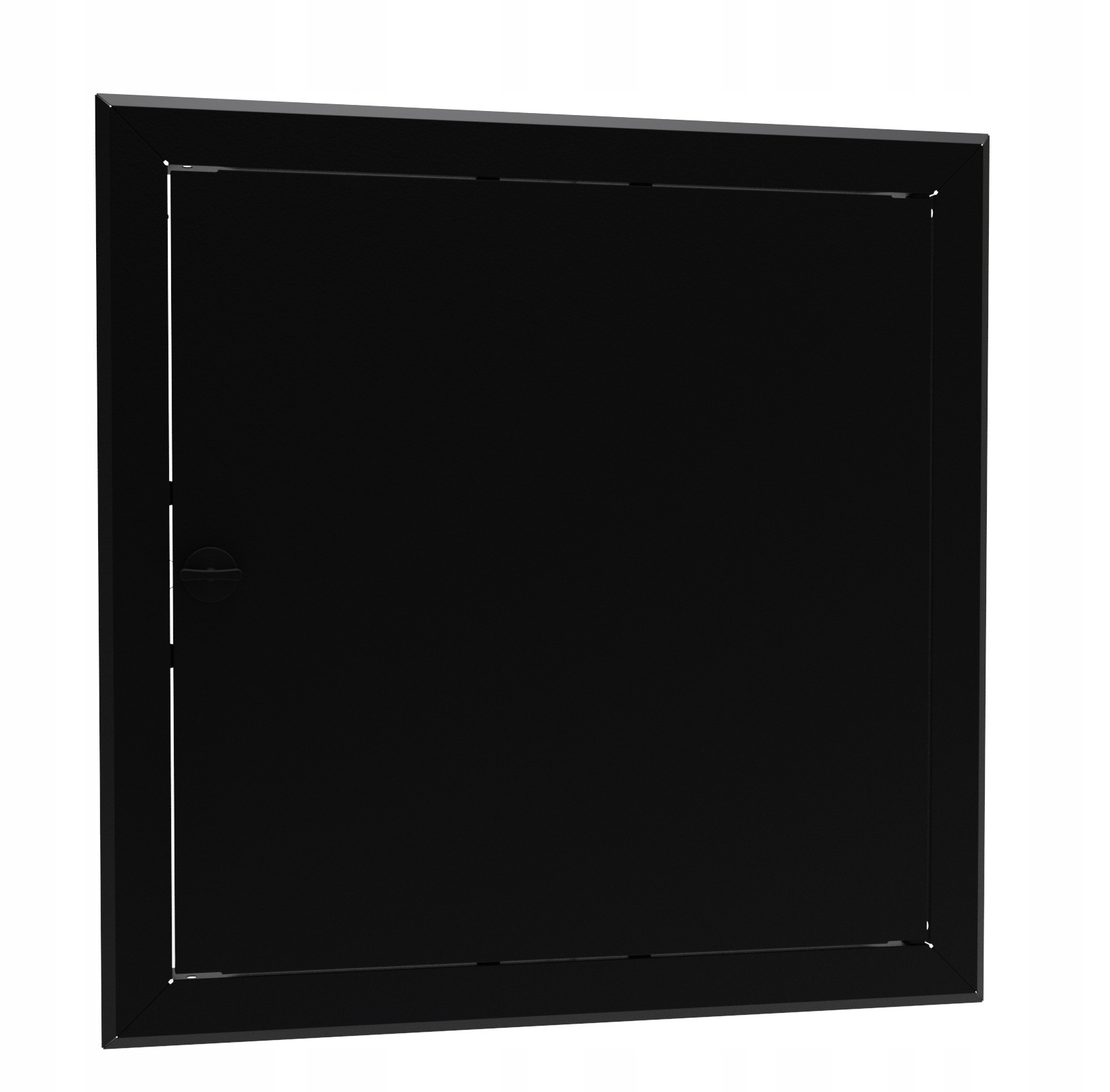 Revizní dvířka kovová, černá, krytka pro instalaci Wod Kan Gaz Co 70x60