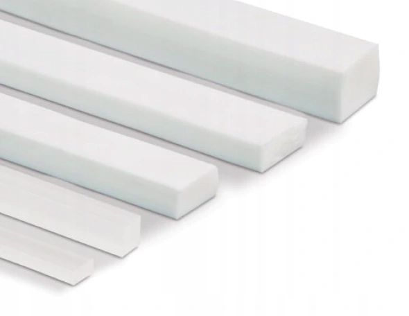 Profil obdélníkový, 10 x 65mm, materiál Silikon mikroporézní