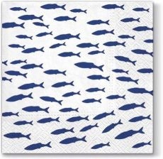 

Serwetki Ryby Fishes Granatowe 20 szt. 33x33 cm