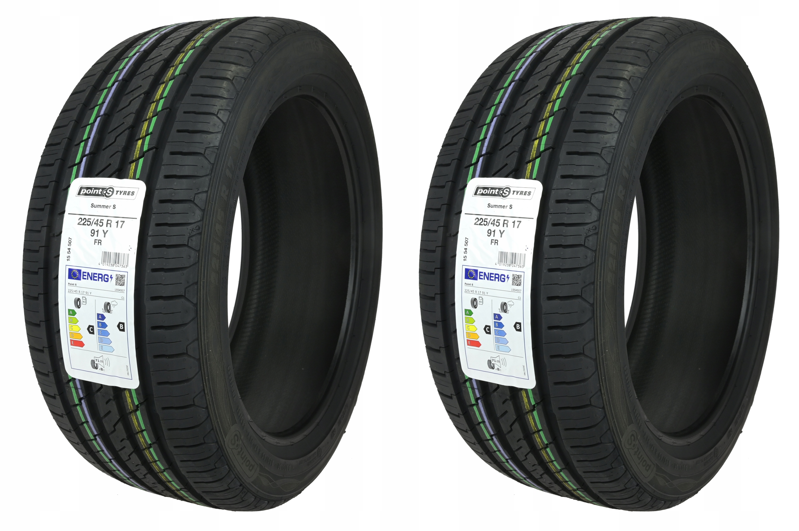 

2 x 225/45R17 91Y Fr Summer S Point S Lato