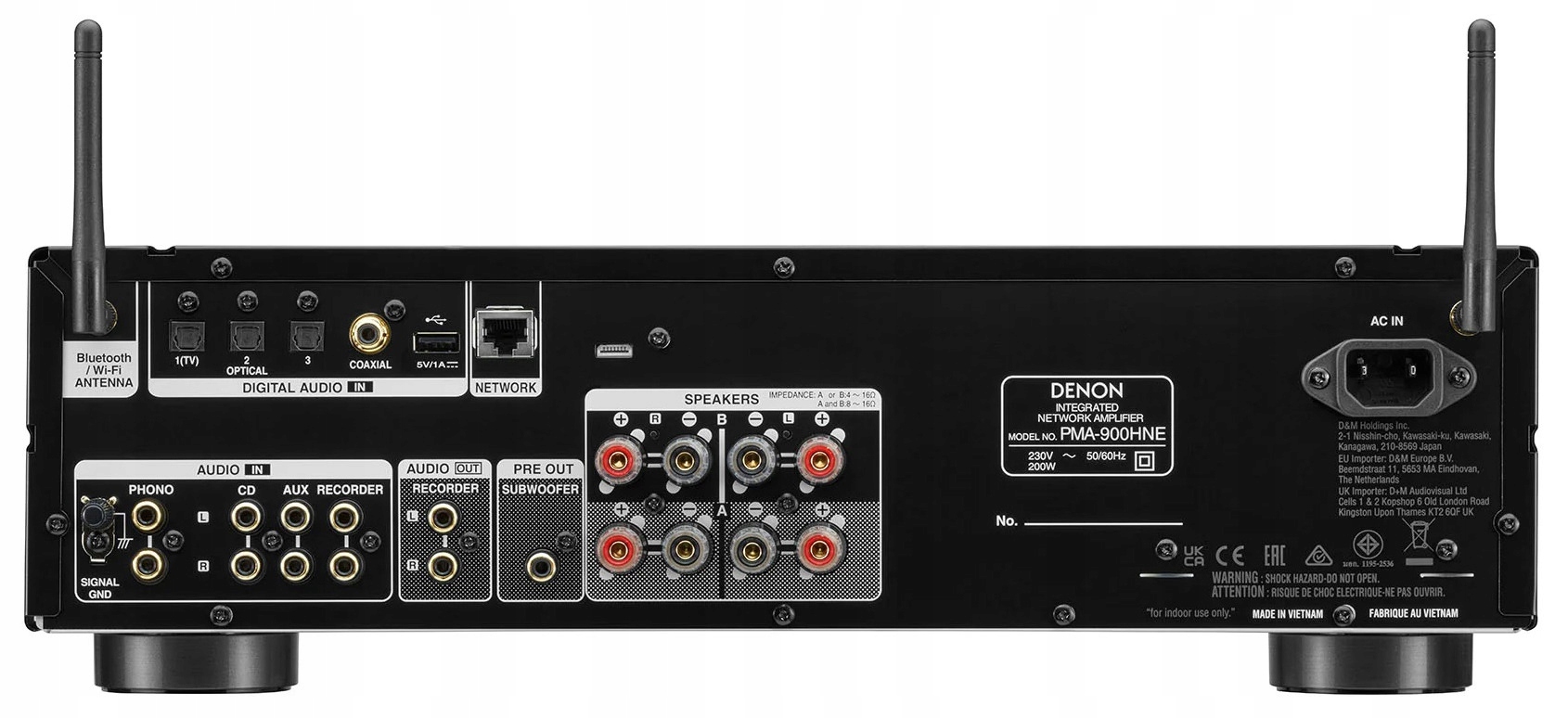 Wzmacniacz DENON PMA-900HNE Srebrny Kolor srebrny