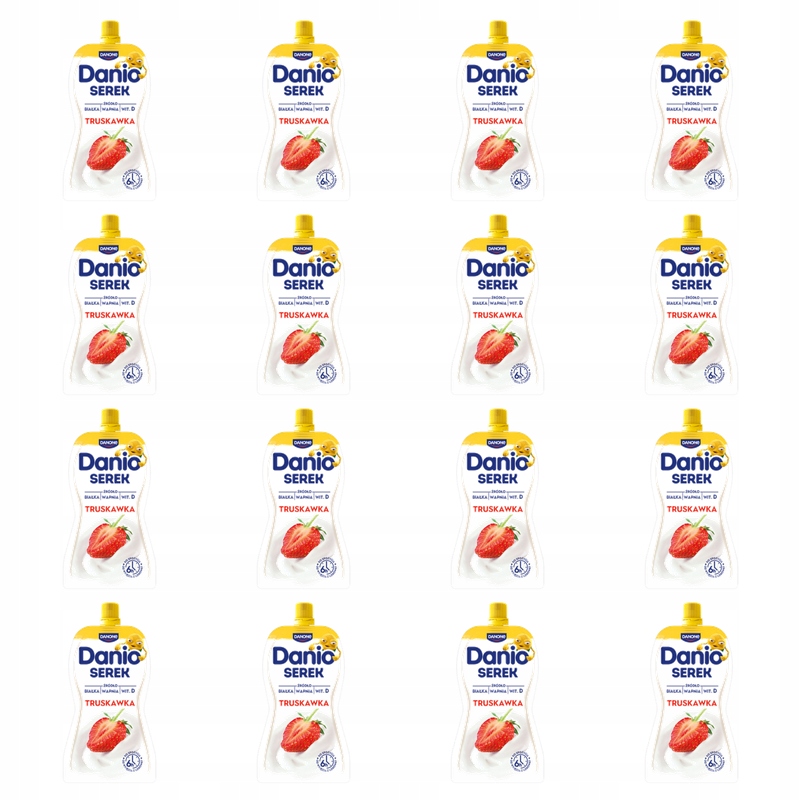 Danio Homogenizovaný jahodový sýr 120 g X16