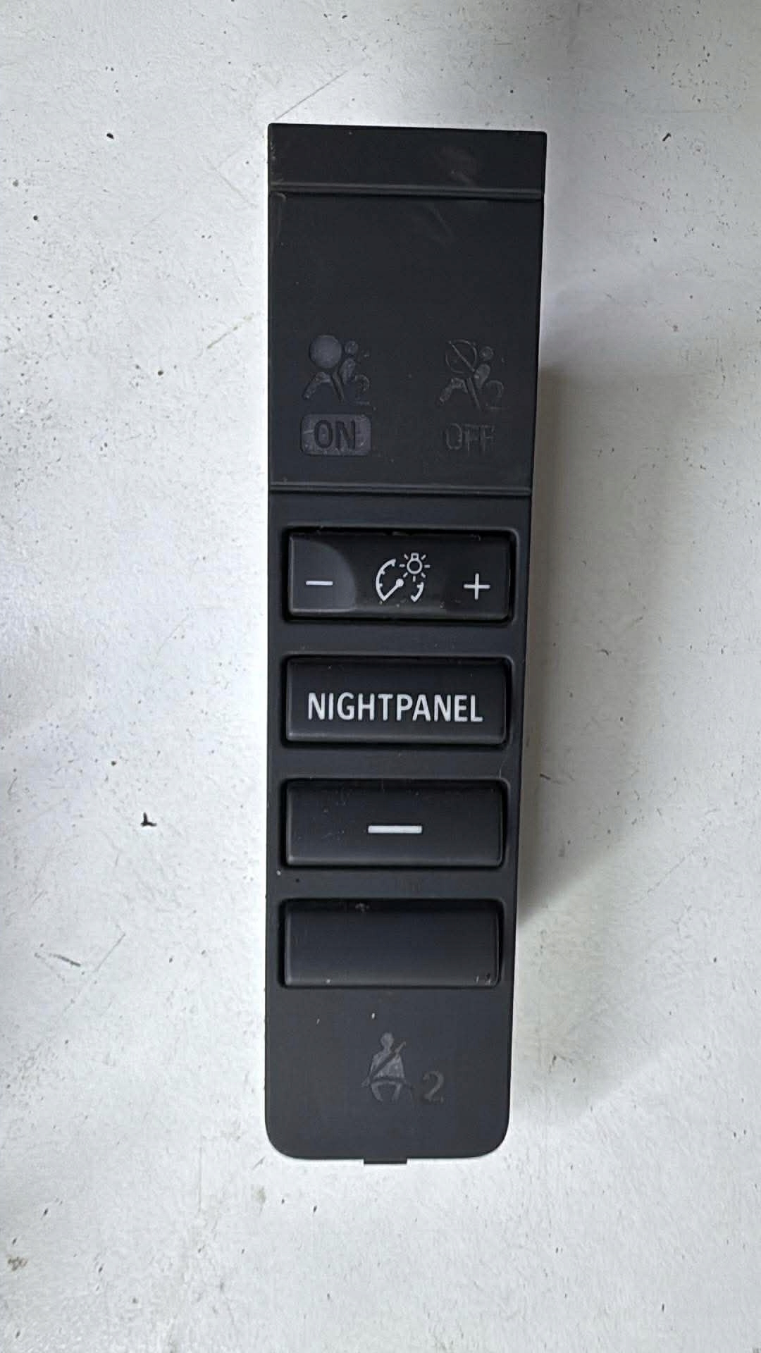 PANEL switch NIGHTPANEL SAAB 9-3 II 12842197 tempomat 07-11 lift