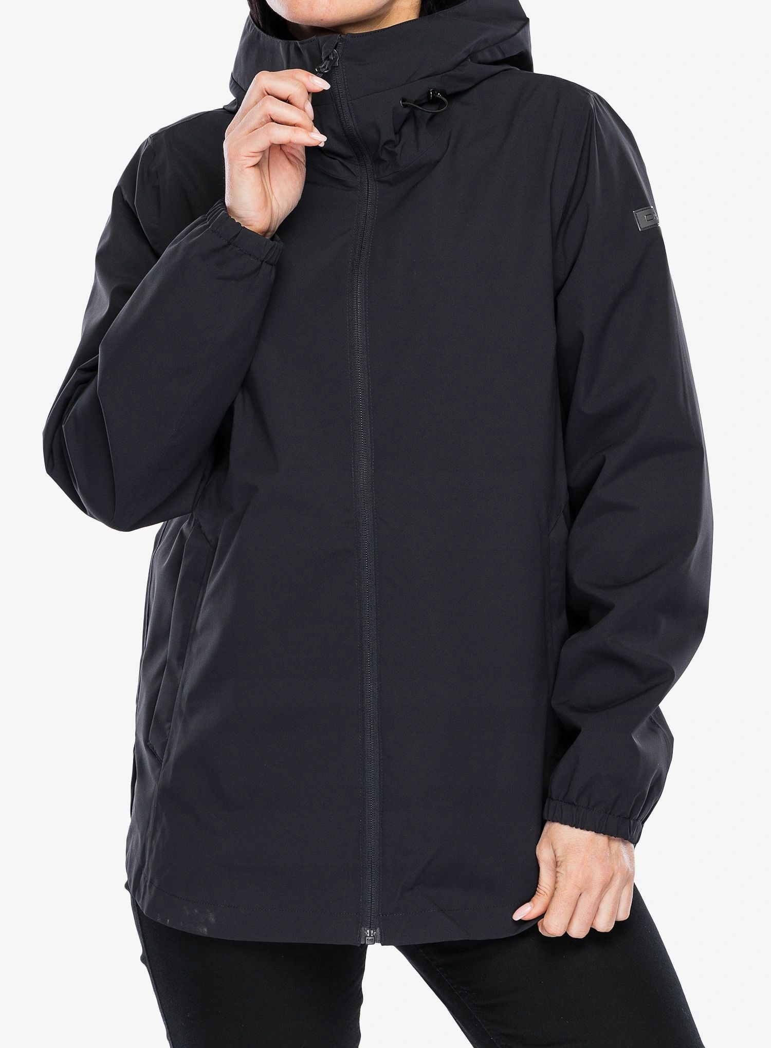 Kurtka przeciwdeszczowa damska Cmp Verge Jacket Fix Hood antracite 36 Xs