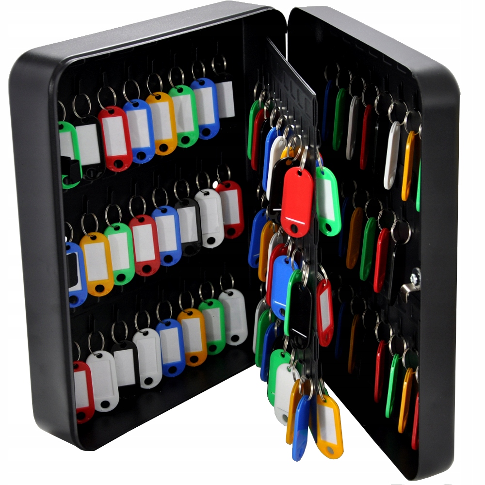 

Skrzynka Szafka Sejf Na Klucze 93 Szt. Zawieszki