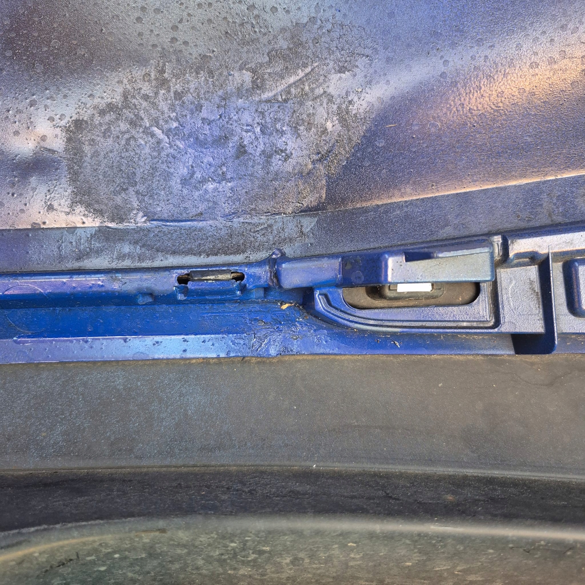 SKODA FABIA IV 4 HB 21- bumper rear part rear 4XPDC