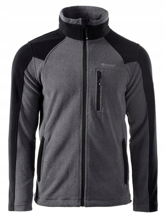 Pánská Flísová Bunda Hi-tec Silná Pánská Mikina Velikost XL