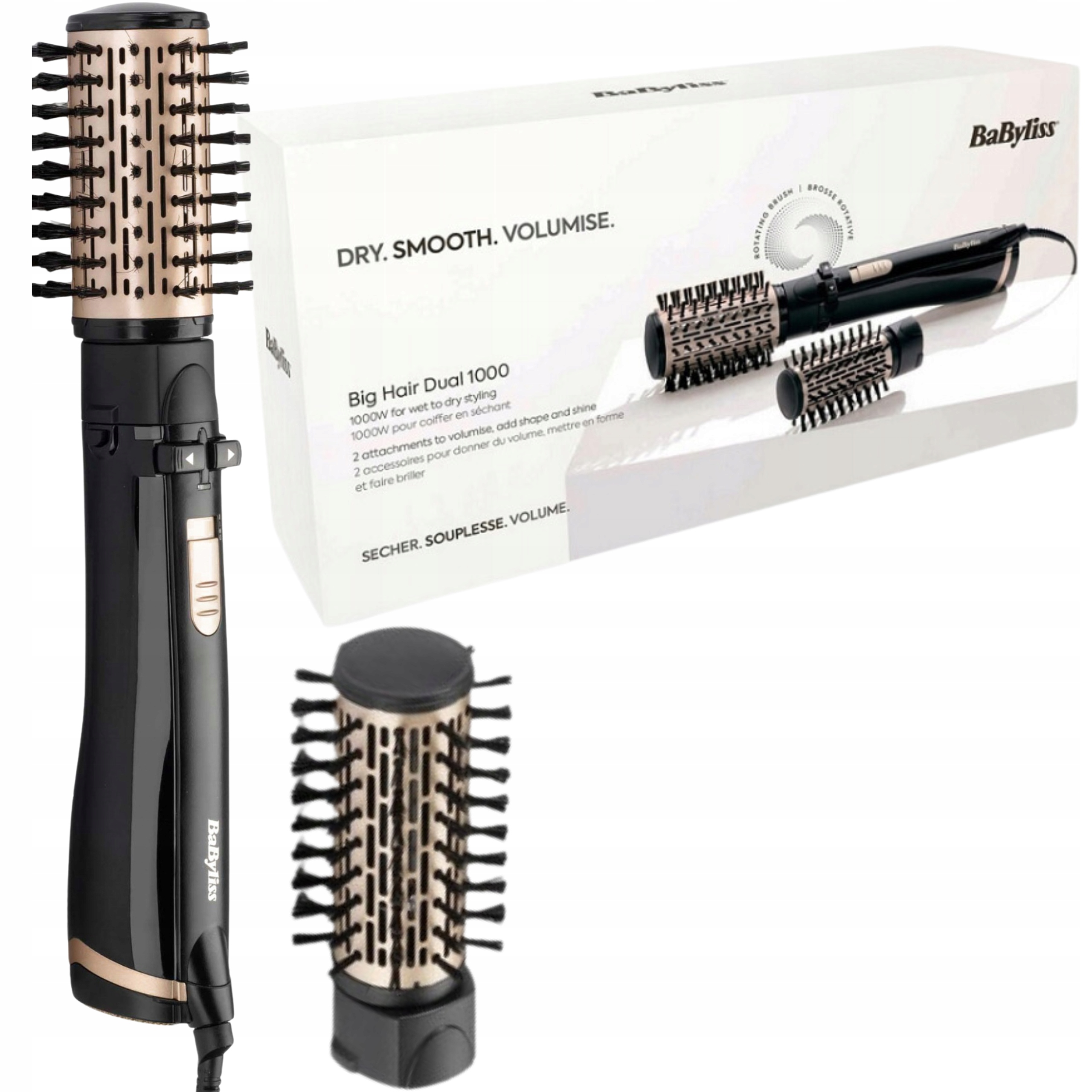 Lokówko-suszarka BaByliss suszarko lokówka z jonizacją obrotowa 2w1