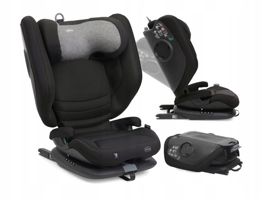 Chicco Fotelik Fold&go S Samochodowy Przenośny Isofix Dla Dziecka 3-12 Lat