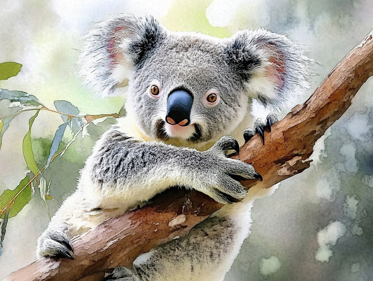 Obraz Na Plátně Canvas Fauna Příroda Austrálie Medvídek Koala 100x75