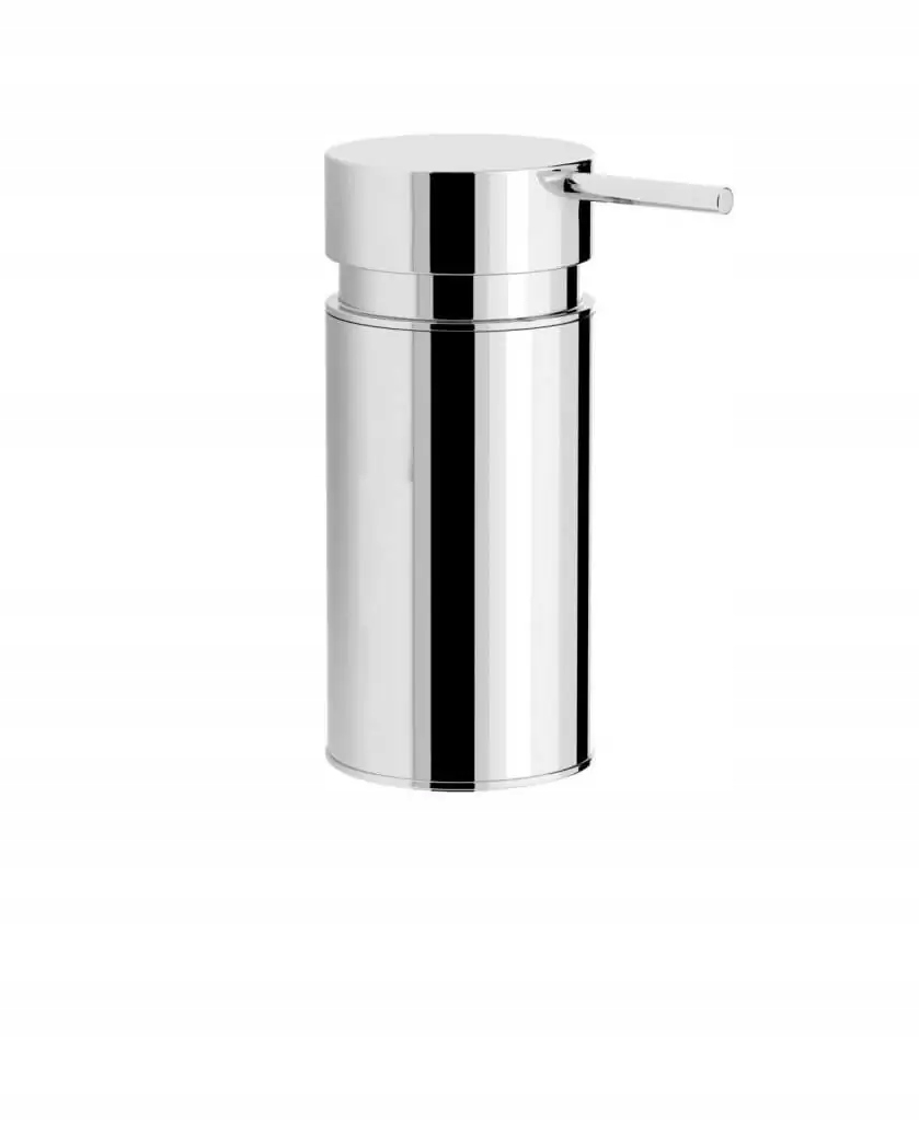 Dávkovač tekutého mýdla Stella 0,15 l kulatý na pracovní desku chrom