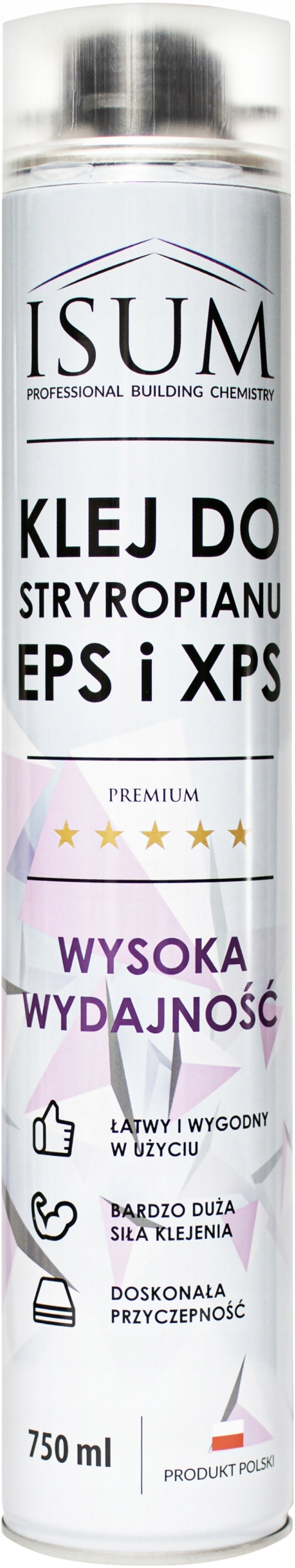

12 x Piano-KLEJ pianka Do Styropianu eps Xps isum