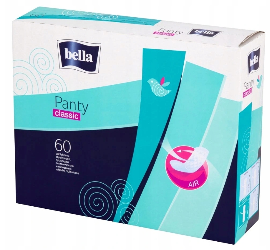 

Bella 60szt. Wkładki Higieniczne Panty Classic