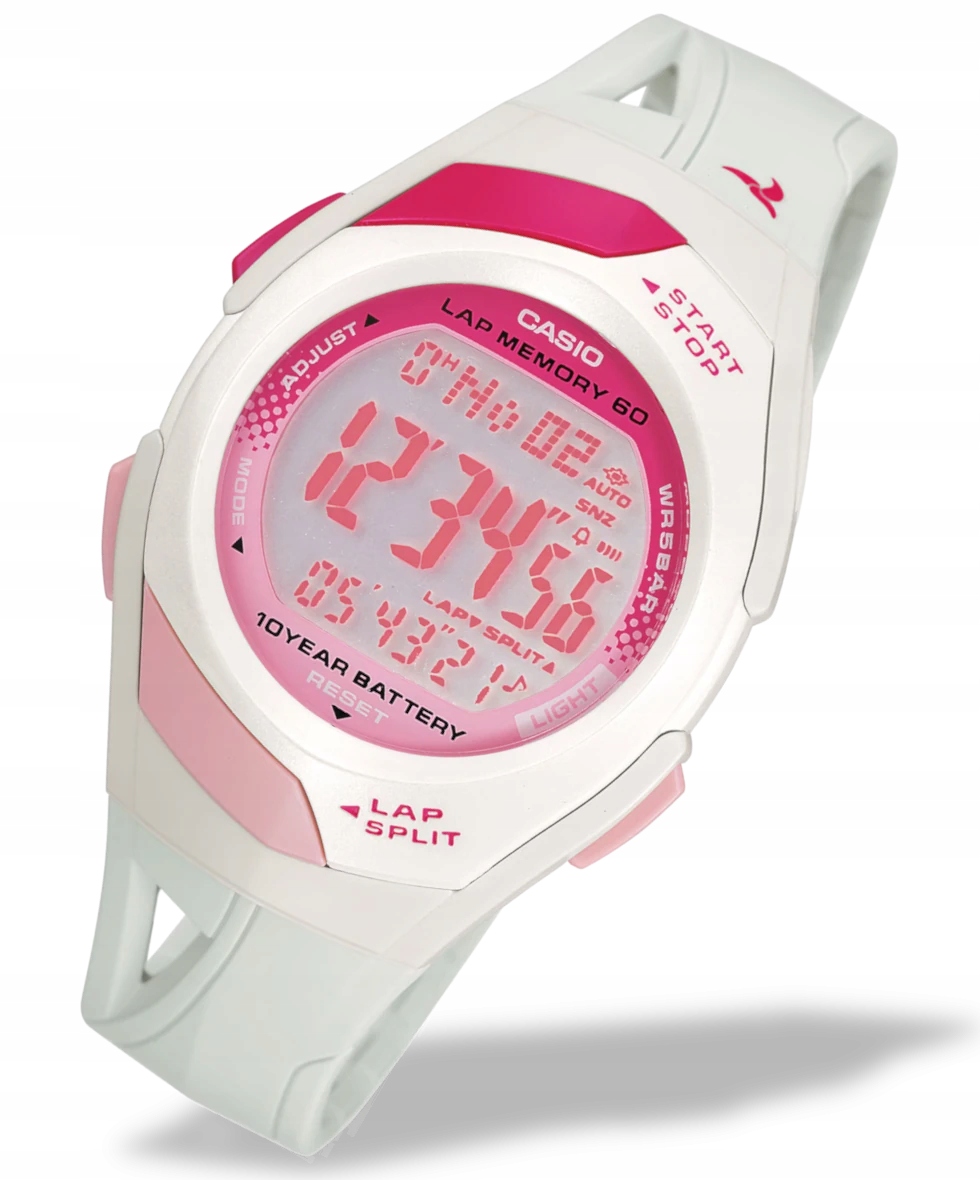 Sportovní dámské hodinky na řemínku Casio STR-300 krabička s kabelkou