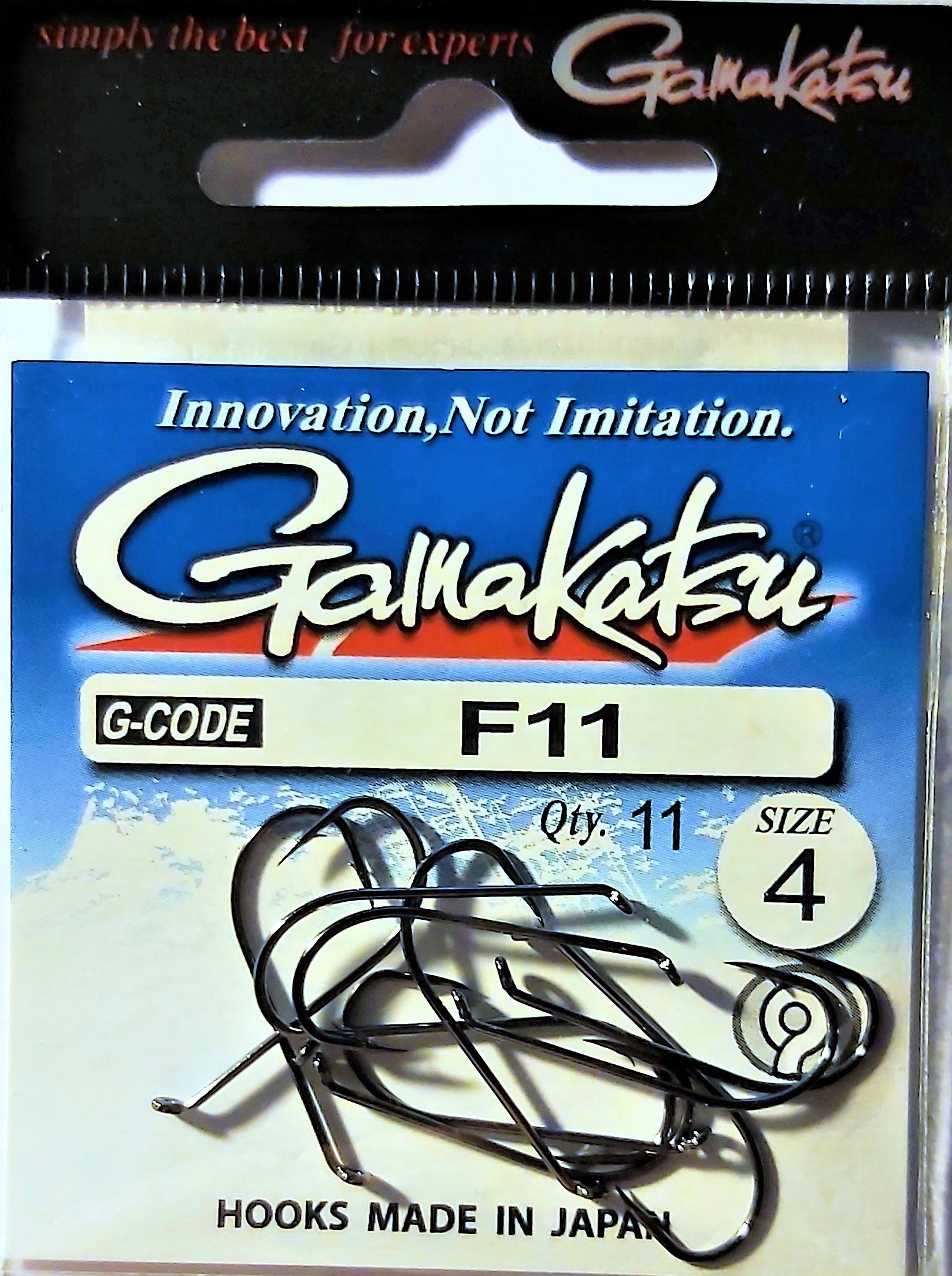 

Haki Gamakatsu F11 N/l #4 Streamer, b. trok op.11