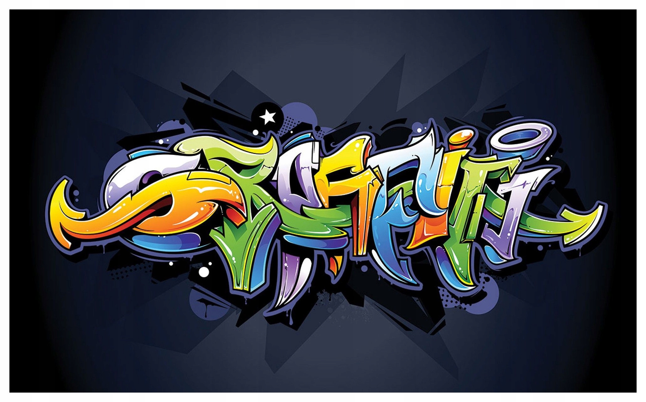 Fototapeta vlies Graffiti Street Art Mládežnícky pouličný 300x210 lepidlo