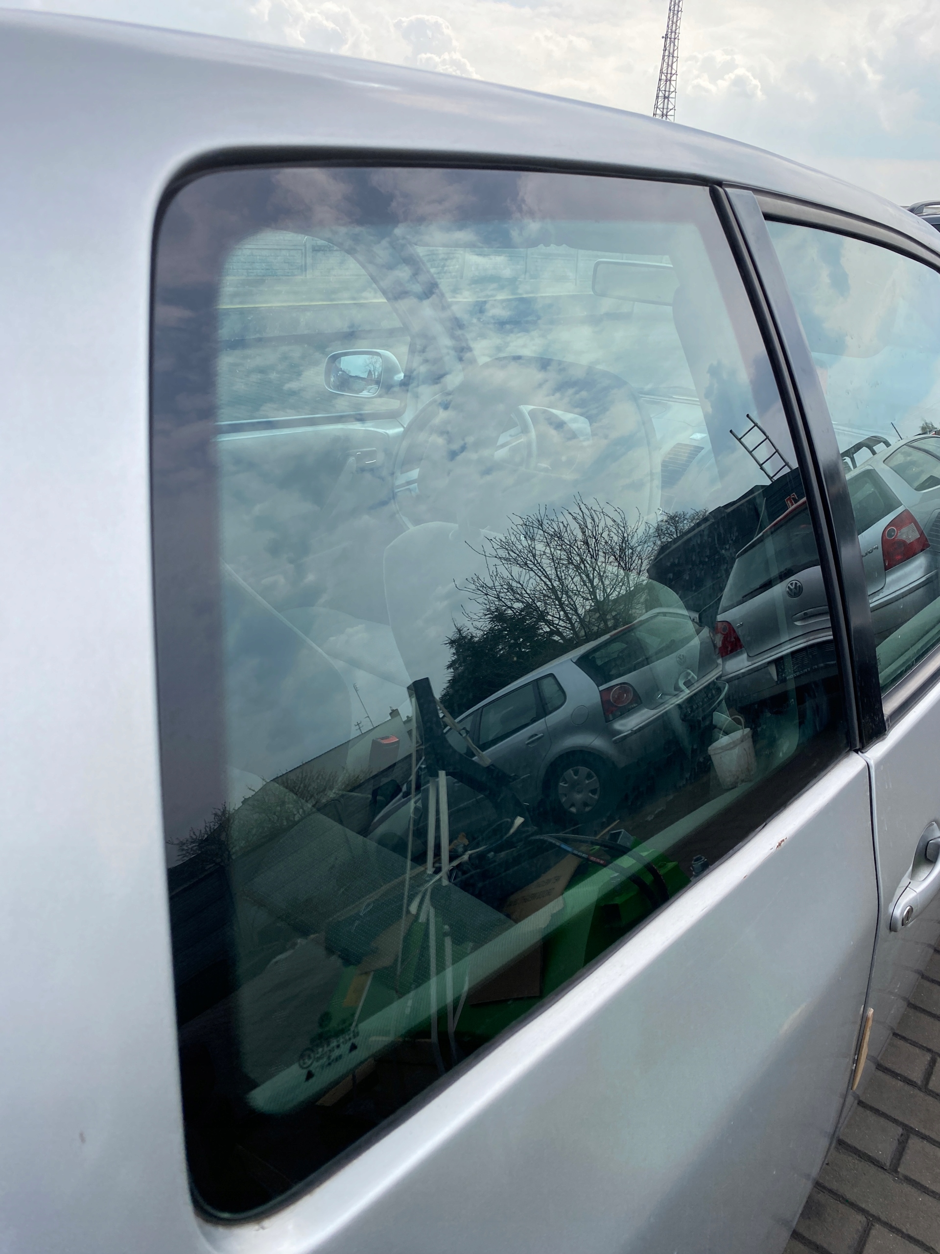 VW Lupo 3L 98-05 window bodywork side right without USZCZELKI