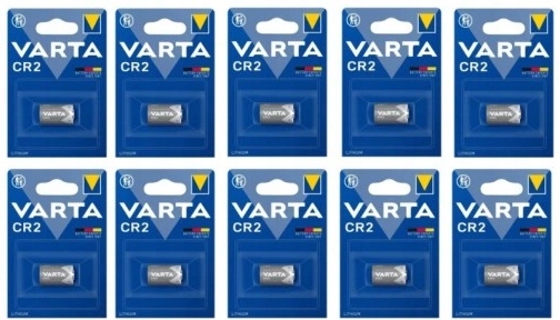 10x Bateria Litowa Varta CR2 3V CR17355 CR15H270 DL2 10-sztuk