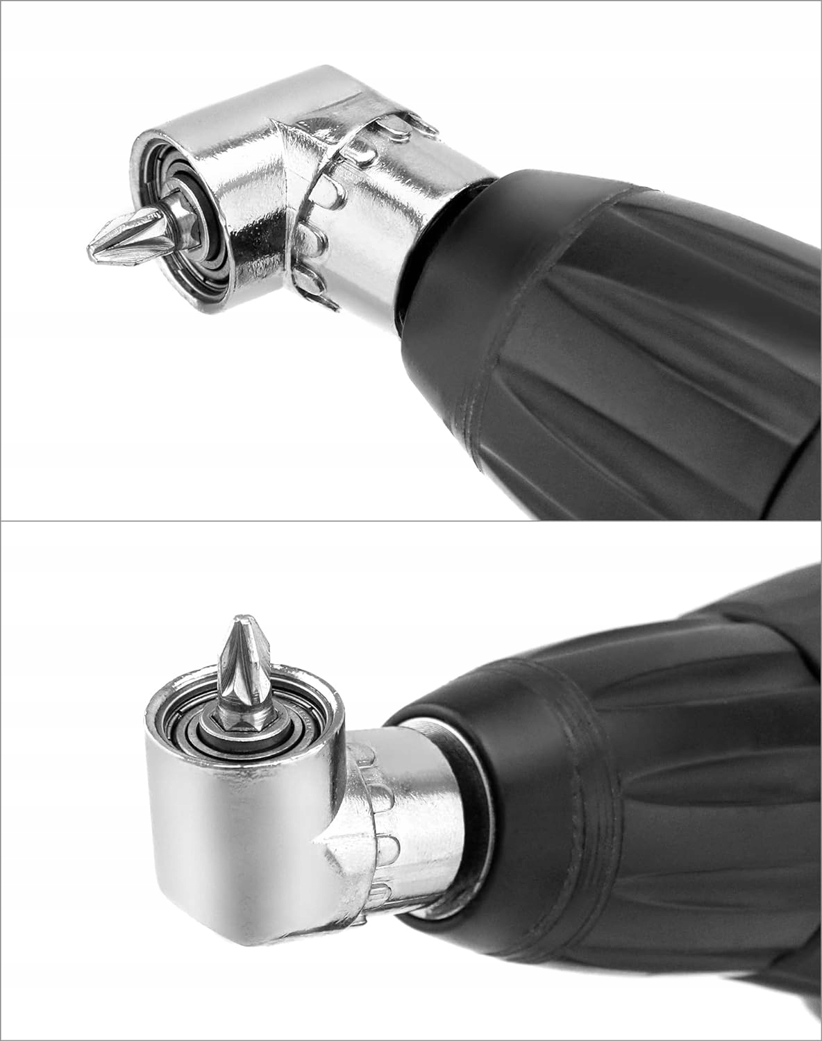 KĄTOWY ADAPTER MAGNETYCZNY PRZYSTAWKA NASADKA DO WKRĘTARKI BITÓW HEX 1/4" Liczba elementów w zestawie 1 szt.