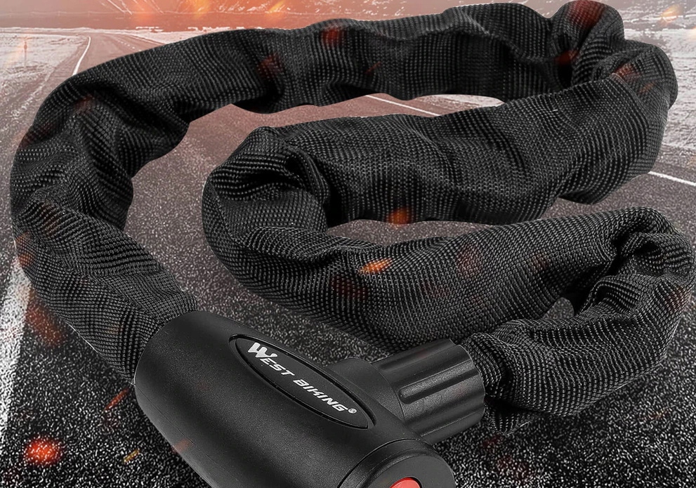 Zapięcie Rowerowe Blokada Roweru 60cm łańcuch Waga 460 g