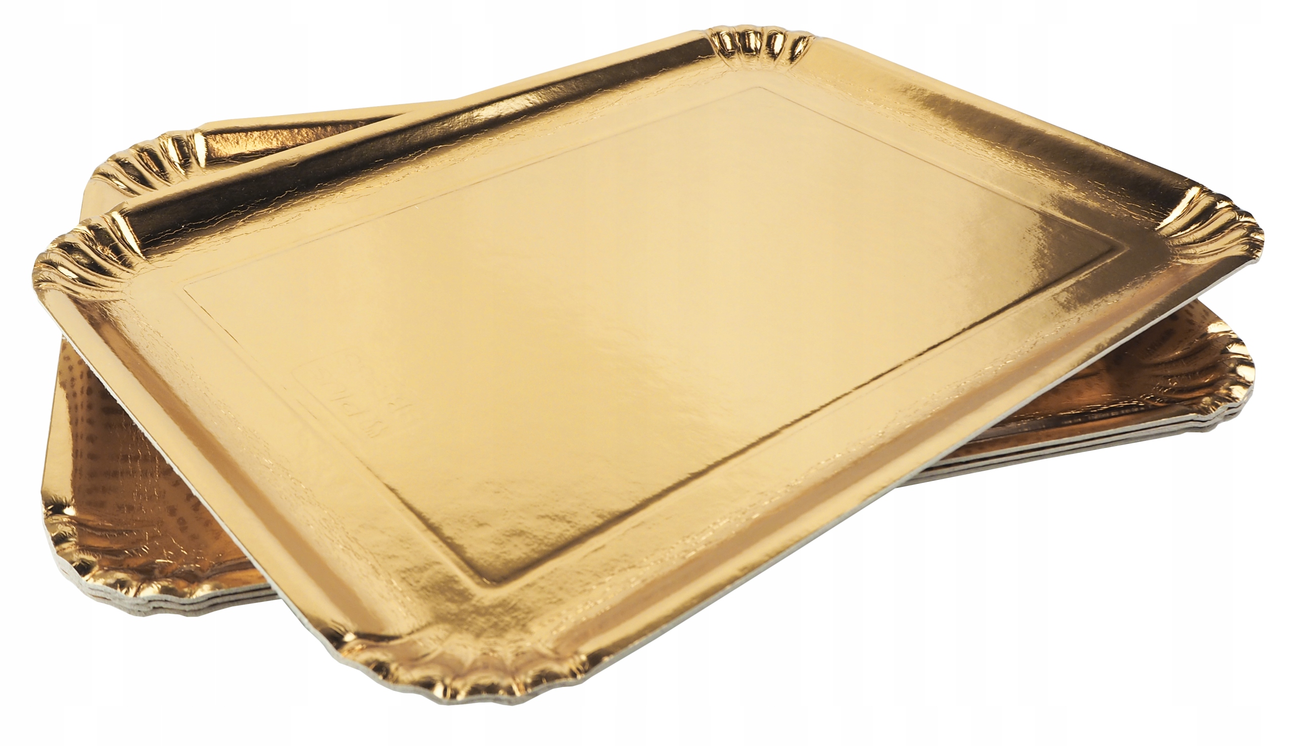 

Tacka cukiernicza Złota papierowa 34x45cm 2szt