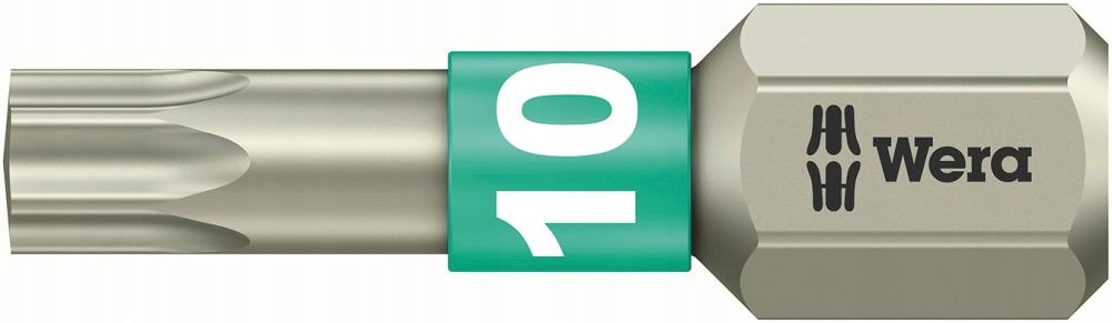 

Bit do wkrętów stal nierdzewna Torx TX10x25mm Wera