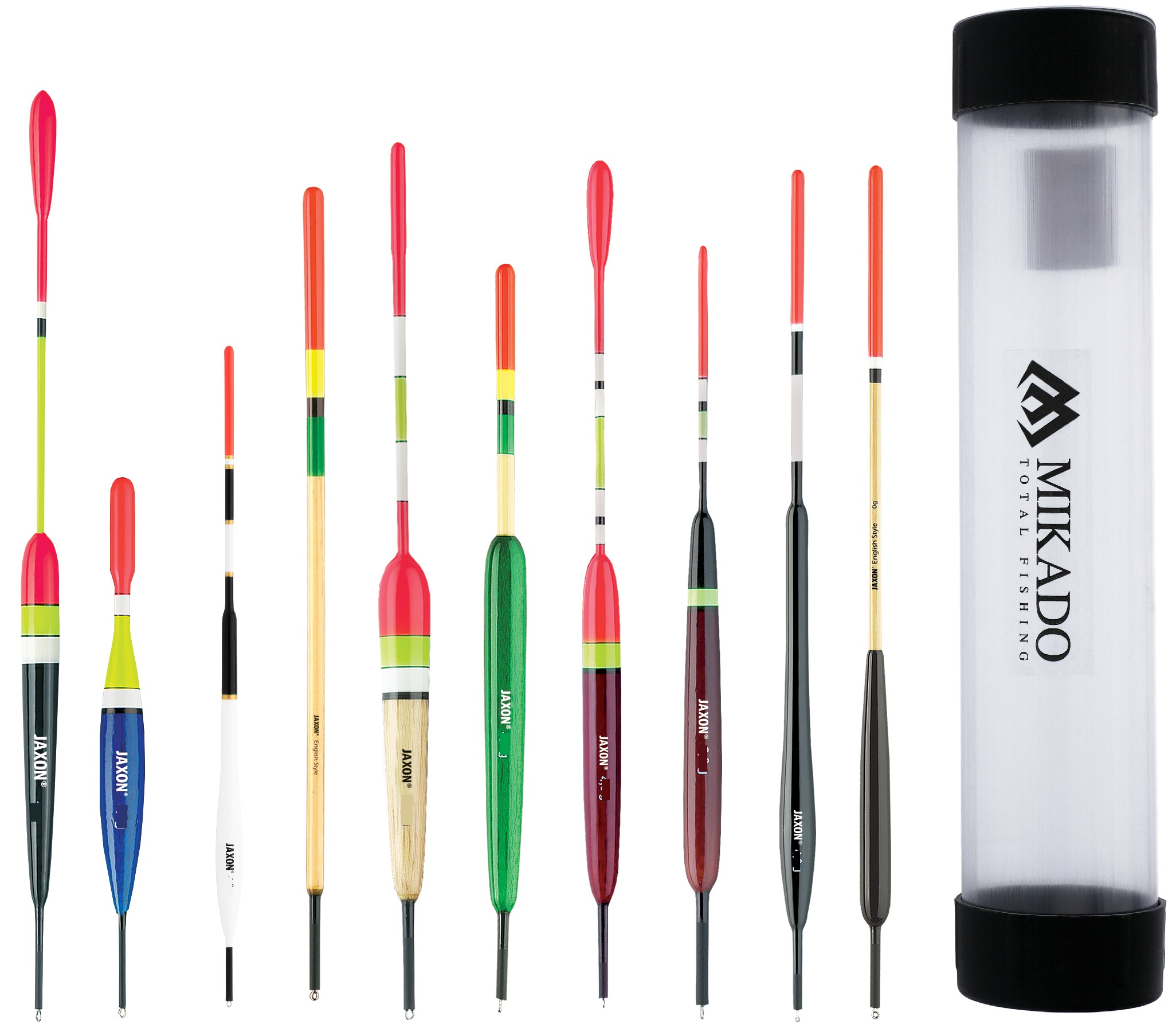 Zestaw Spławików Jaxon Rzeka Jezioro 10szt Tuba