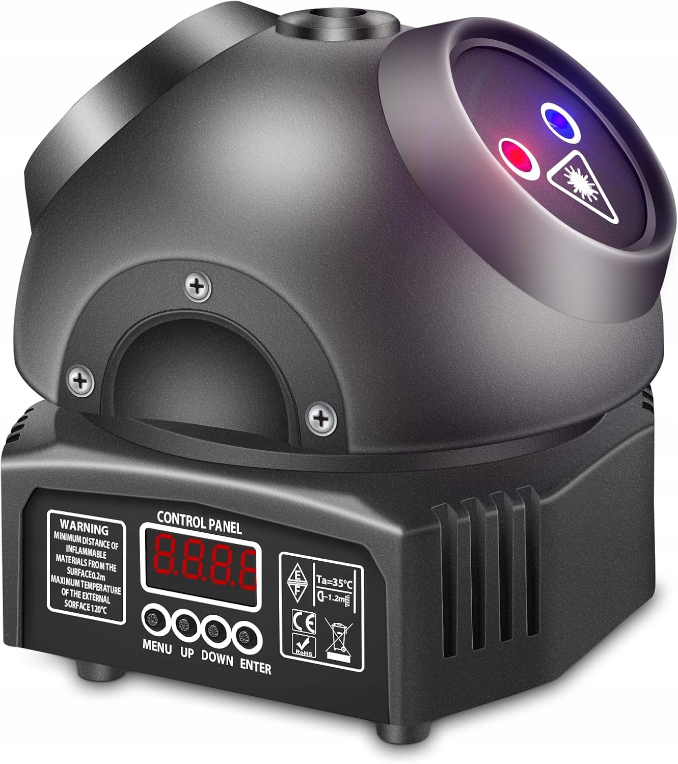 Diskotéková Hlava Littleboyny Projektor Dj-ski Rgb Led DMX Pro Rgbw Hlava