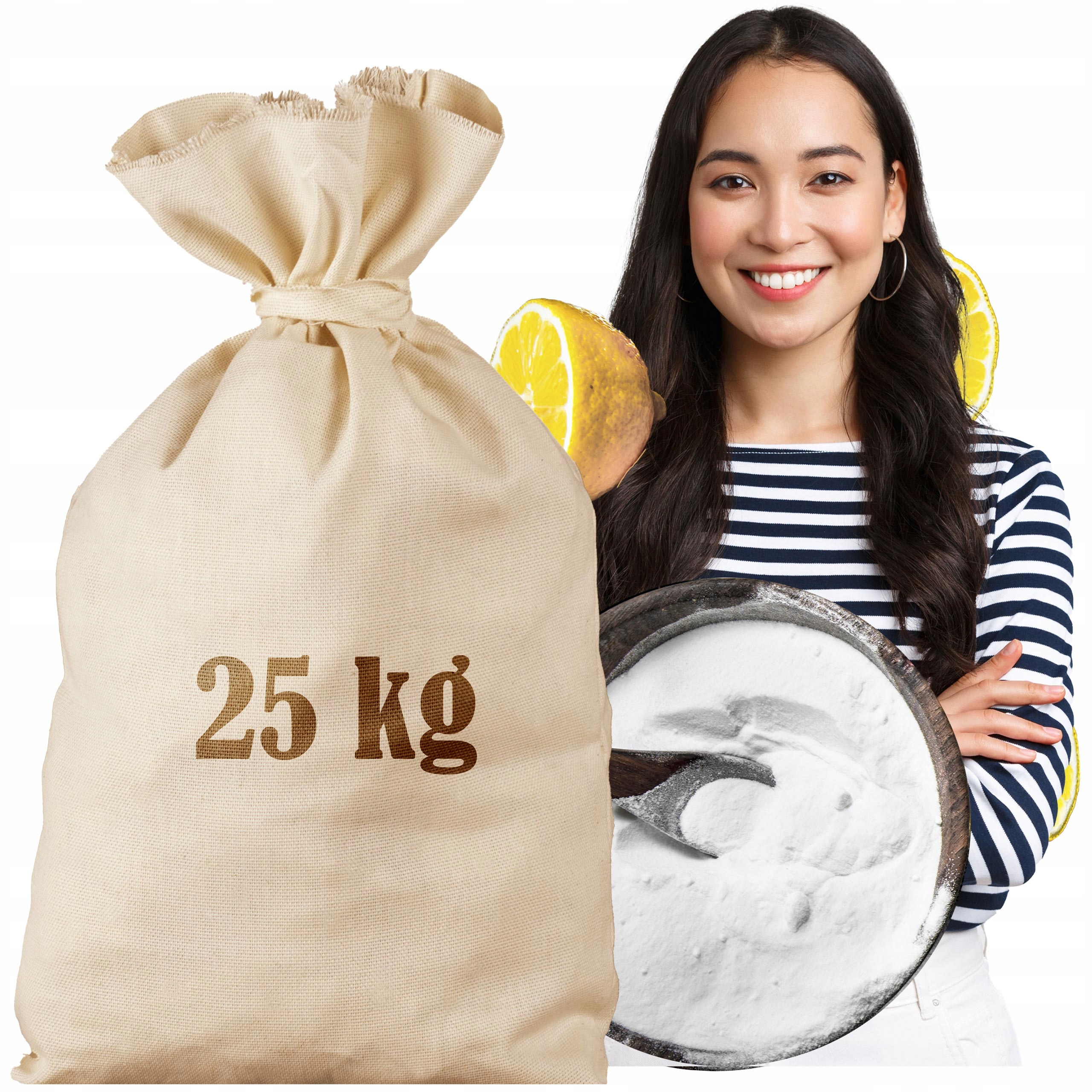 Jedlá soda 25kg potravinářský hydrogenuhličitan sodný sáček