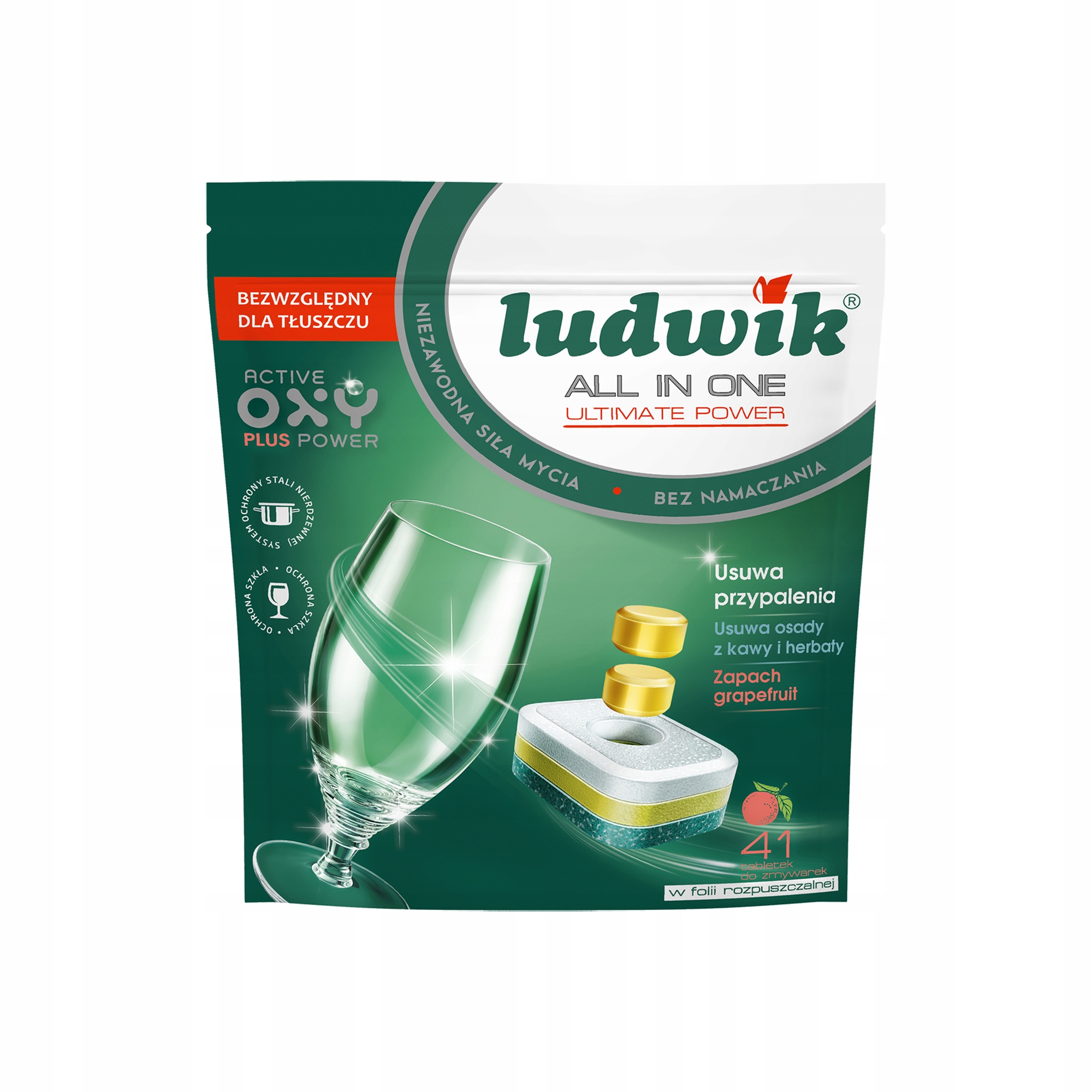 

Ludwik Tabletki do zmywarki Grapefruit 41szt