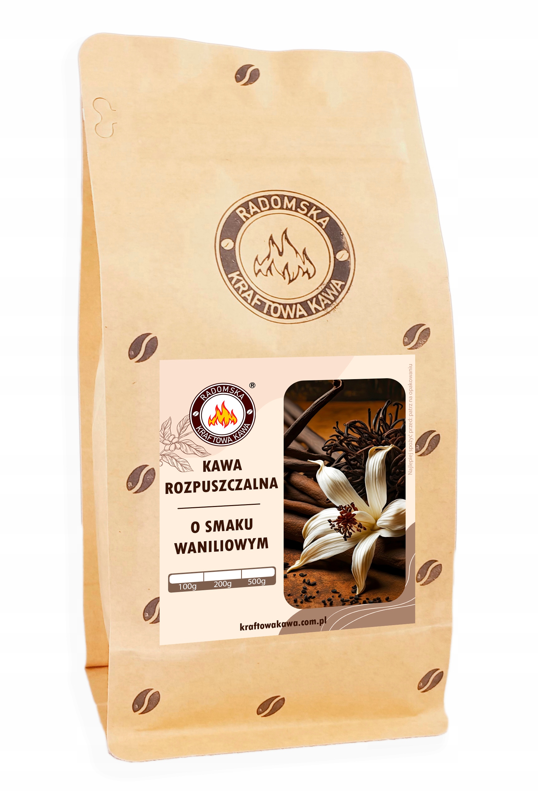 Kawa rozpuszczalna Waniliowa 500g