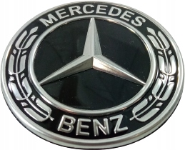 Emblémová Známka Hvězda Mercedes Černá W205